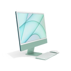 Apple iMac Retina 4.5K, 24 collas, 2021. gada modelis ar zilu aizmugures dizainu